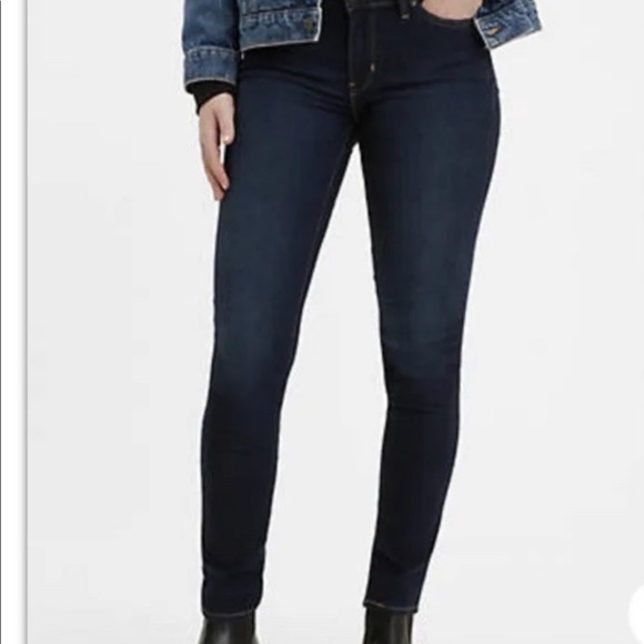 711 Skinny Jeans - Blauw / Indigo Ridge Sz 29x30 - Picture 3 of 5